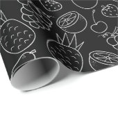 Fruchtnahtloses Muster | Muster 2 der Fruchtoberfl Geschenkpapier (Rolleneckpunkt)
