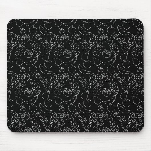 Fruchtnahtloses Muster | Muster 2 der Fruchtoberfl Mousepad (Vorne)
