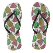 Fruchtnahtloses Muster | Muster der Fruchtoberfläc Badesandalen (Fußbett)