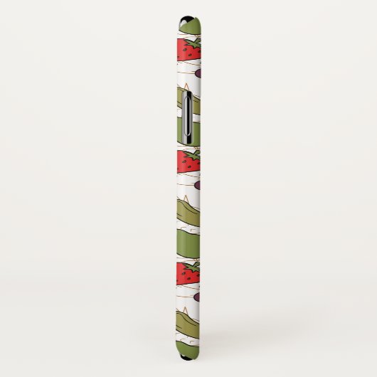 Fruchtnahtloses Muster | Muster der Fruchtoberfläc Case-Mate iPhone Hülle (Hinten/Rechts)