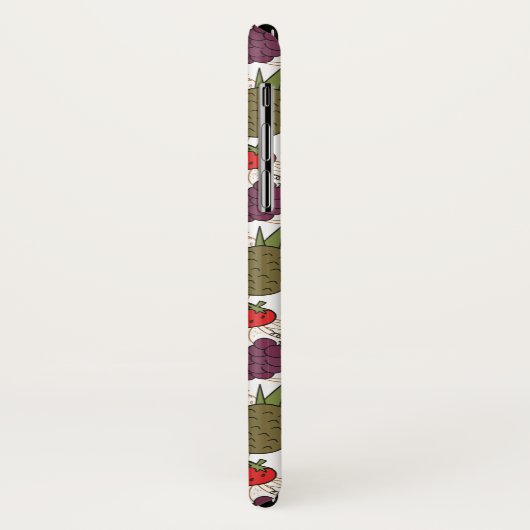 Fruchtnahtloses Muster | Muster der Fruchtoberfläc Case-Mate iPhone Hülle (Hinten/Links)