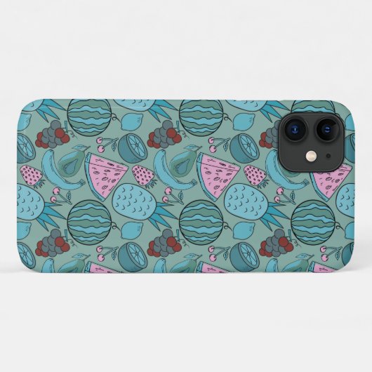 Fruchtnahtloses Muster | Muster der Fruchtoberfläc Case-Mate iPhone Hülle (Rückseite (Horizontal))