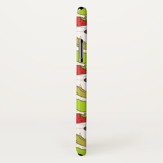 Fruchtnahtloses Muster | Muster der Fruchtoberfläc Case-Mate iPhone Hülle (Hinten/Rechts)