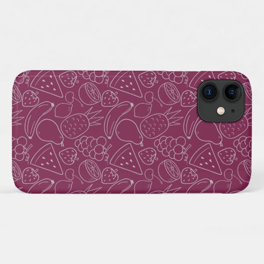 Fruchtnahtloses Muster | Muster der Fruchtoberfläc Case-Mate iPhone Hülle (Rückseite (Horizontal))
