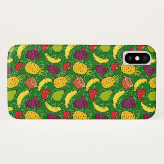 Fruchtnahtloses Muster | Muster der Fruchtoberfläc Case-Mate iPhone Hülle (Rückseite (Horizontal))