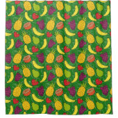 Fruchtnahtloses Muster | Muster der Fruchtoberfläc Duschvorhang (Vorderseite)