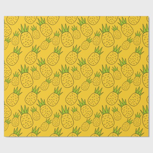 Fruchtnahtloses Muster | Muster der Fruchtoberfläc Geschenkpapier (Flach)