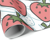 Fruchtnahtloses Muster | Muster der Fruchtoberfläc Geschenkpapier (Rolleneckpunkt)