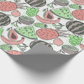Fruchtnahtloses Muster | Muster der Fruchtoberfläc Geschenkpapier (Ecke)