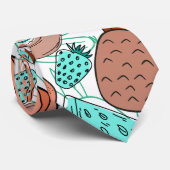 Fruchtnahtloses Muster | Muster der Fruchtoberfläc Krawatte (Gerollt)