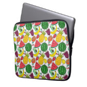 Fruchtnahtloses Muster | Muster der Fruchtoberfläc Laptopschutzhülle (Vorderseite Links)