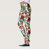 Fruchtnahtloses Muster | Muster der Fruchtoberfläc Leggings (Links)