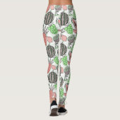 Fruchtnahtloses Muster | Muster der Fruchtoberfläc Leggings (Rückseite)