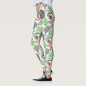 Fruchtnahtloses Muster | Muster der Fruchtoberfläc Leggings (Links)