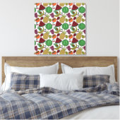 Fruchtnahtloses Muster | Muster der Fruchtoberfläc Leinwanddruck (Insitu (Schlafzimmer))