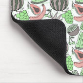 Fruchtnahtloses Muster | Muster der Fruchtoberfläc Mousepad (Ecke)