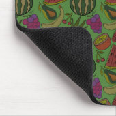 Fruchtnahtloses Muster | Muster der Fruchtoberfläc Mousepad (Ecke)