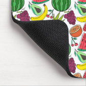 Fruchtnahtloses Muster | Muster der Fruchtoberfläc Mousepad (Ecke)
