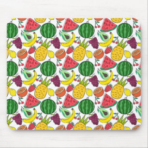Fruchtnahtloses Muster Muster der Fruchtoberfläc Mousepad