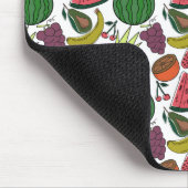 Fruchtnahtloses Muster | Muster der Fruchtoberfläc Mousepad (Ecke)