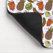 Fruchtnahtloses Muster | Muster der Fruchtoberfläc Mousepad (Ecke)