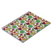 Fruchtnahtloses Muster | Muster der Fruchtoberfläc Notizblock (Linke Seite)