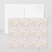 Fruchtnahtloses Muster | Muster der Fruchtoberfläc Postkarte (Vorne/Hinten)