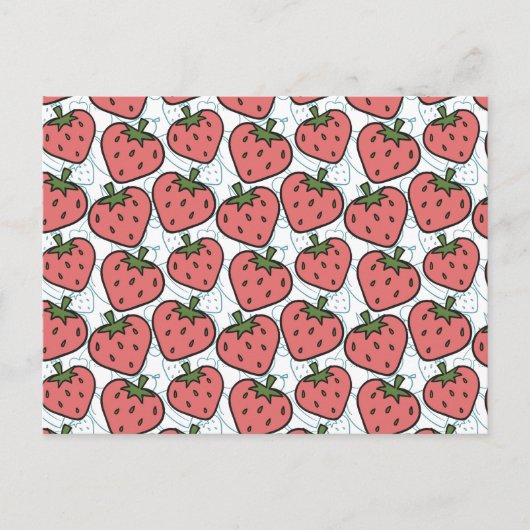 Fruchtnahtloses Muster | Muster der Fruchtoberfläc Postkarte (Vorderseite)