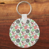 Fruchtnahtloses Muster | Muster der Fruchtoberfläc Schlüsselanhänger (Vorderseite)