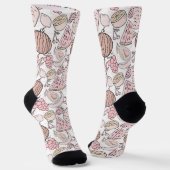 Fruchtnahtloses Muster | Muster der Fruchtoberfläc Socken (Gewinkelt)