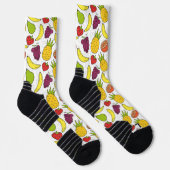 Fruchtnahtloses Muster | Muster der Fruchtoberfläc Socken (Rechts)