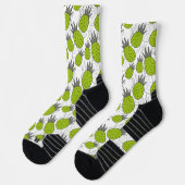 Fruchtnahtloses Muster | Muster der Fruchtoberfläc Socken (Links)