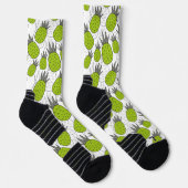 Fruchtnahtloses Muster | Muster der Fruchtoberfläc Socken (Rechts)