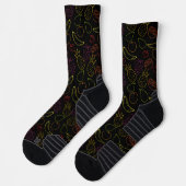 Fruchtnahtloses Muster | Muster der Fruchtoberfläc Socken (Links)