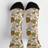 Fruchtnahtloses Muster | Muster der Fruchtoberfläc Socken (Oben)