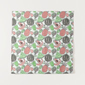 Fruchtnahtloses Muster | Muster der Fruchtoberfläc Wandteppich (Vorderseite)