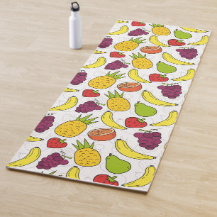 Fruchtnahtloses Muster   Muster der Fruchtoberfläc Yogamatte