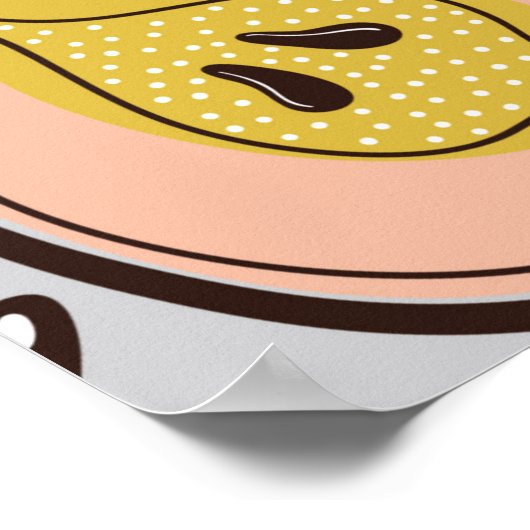 Fruchtnahtloses Muster Poster (Ecke)