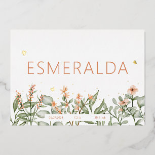 Fruchtpachy Blütengeburt Ankündigung