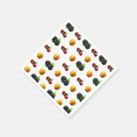 Fruchtpapier Napkins Serviette (Ecke)