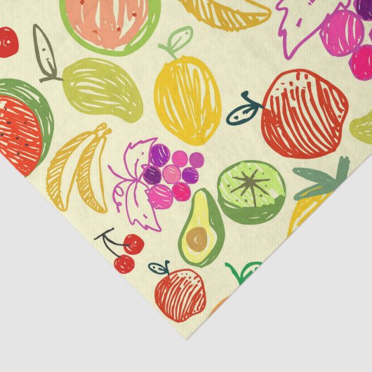 Fruchtpapier Seidenpapier (Ausschnitt)