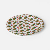 Fruchtpapier-Teller Pappteller (Schrägansicht)