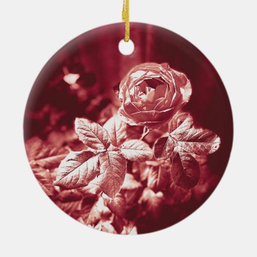 Fruchtparfuma Rose - Keramik Ornament (Hinten)