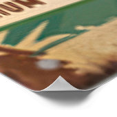 Fruchtpfirsichcreme Poster (Ecke)