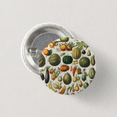 Fruchtpflanzliche wissenschaftliche Illustration Button (Vorne & Hinten)