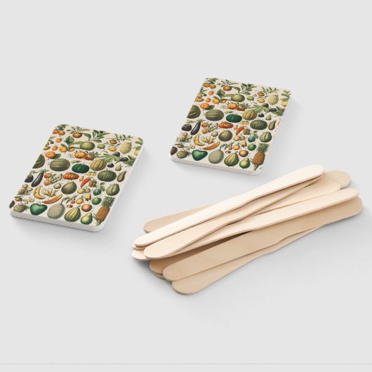 Fruchtpflanzliche wissenschaftliche Illustration Fächer (Non-assembled)