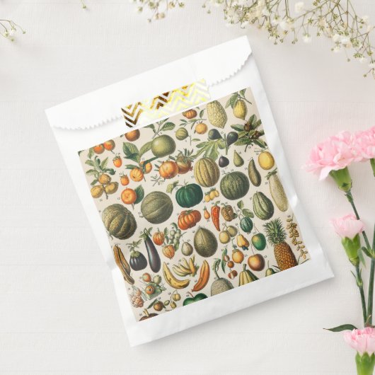 Fruchtpflanzliche wissenschaftliche Illustration Geschenktütchen (Versiegelt)