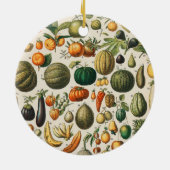 Fruchtpflanzliche wissenschaftliche Illustration Keramik Ornament (Hinten)