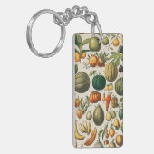 Fruchtpflanzliche wissenschaftliche Illustration Schlüsselanhänger (Vorderseite links)