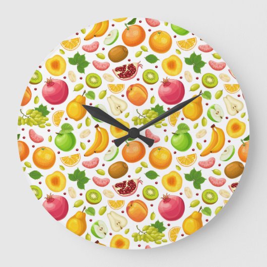 Fruchtpflaster Große Wanduhr (Vorderseite)